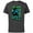 Charcoal, variant on Darth Vader Pixel Art Graffiti Tag Style - Short Sleeve Cotton T-Shirt for Adults - Customized-White