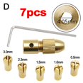 thumbnail image 1 of Mini Perceuse en Laiton 2.35mm pour Arbre de Moteur Électrique Perceuse Auto-Serrante F4 M2V7, 1 of 9