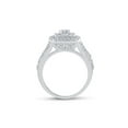 thumbnail image 2 of 14kt White Gold Round Diamond Bridal Wedding Ring Band Set 1-1/2 Cttw, 2 of 4