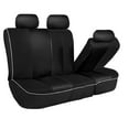 thumbnail image 5 of FH Group Edgy Piping Padded Car Seat Covers Fit For Car Truck SUV Van - Full Set, 5 of 6