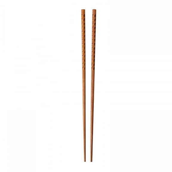 ACDANC 16.5 Inches Cooking Chopsticks, 2 Pairs Wooden Long Chop Sticks Reusable for Noodles Frying Hotpot