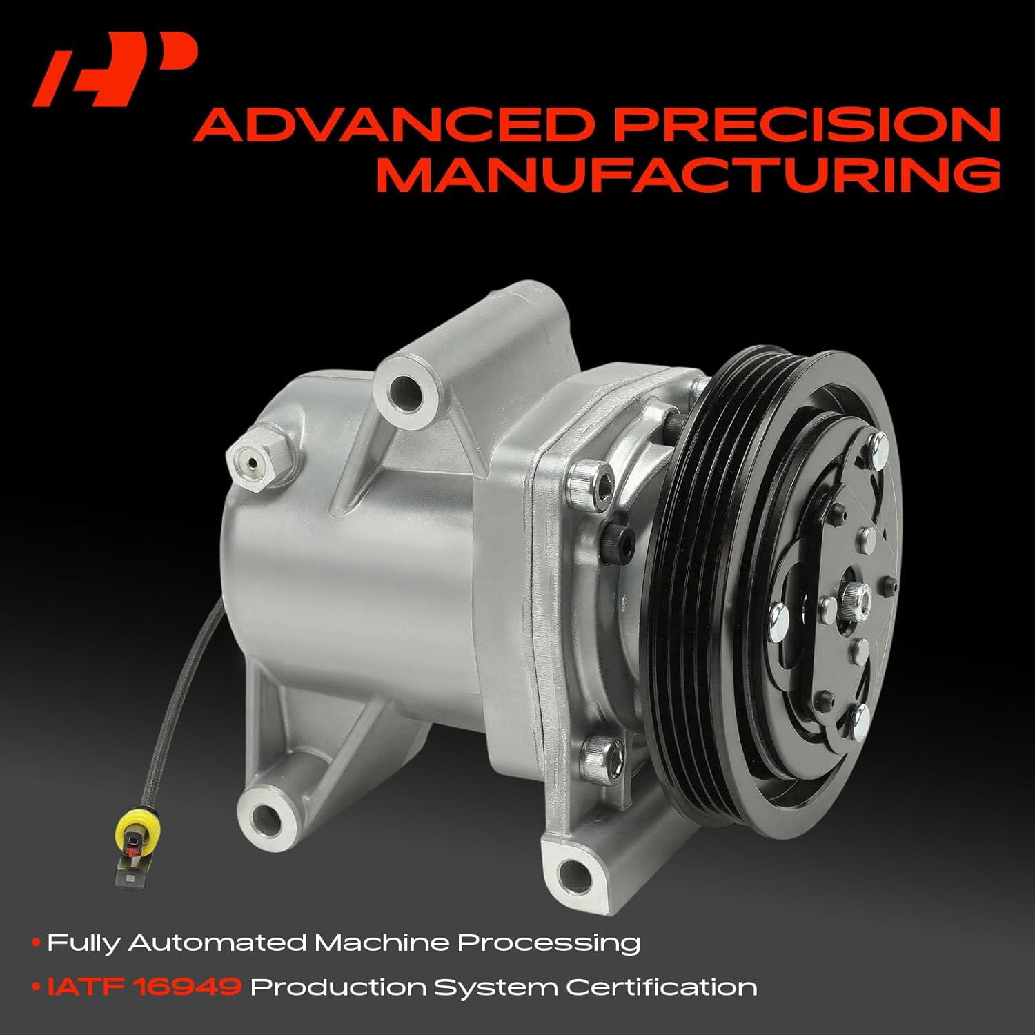 A-Premium Air Conditioner AC Compressor with Clutch Compatible with Smart Fortwo 1.0L 2008-2015