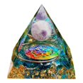 thumbnail image 2 of Estatua de protección EMF perfke Energía cargada Cristal Pirámide de cristal, 2 of 9