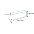 ZAROYEAX Paper Towel Hanging Rack Stainless Steel Kitchen Roll Paper