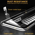 thumbnail image 4 of Ladcaser 6" Running Boards 550lbs Load Capacity Side Steps Compatible for Dodge Ram 1500 Crew Cab New Body Style 2019-2025, 4 of 6