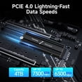 thumbnail image 6 of Fanxiang 1TB M.2 2280 NVMe SSD with Heatsink PCIe 4.0 Gen4x4, Up to 7000MB/s Read Speed, Compatible with PS5 PC Laptop Desktop Storage Expansion, 6 of 8