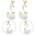 thumbnail image 4 of KAKOWELY figuras de cisne de resina para decorar cupcakes de cumpleaños., 4 of 5
