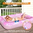 thumbnail image 3 of Tumbona hinchable para bronceado Float Sloosh XL, color rosa ruborizado, 3 of 7