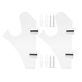 thumbnail image 1 of 1 Set Display Rack Clear Wall Bracket Desktop Durability Stable Structure Storage Shelf Organizer for Collectibles Light Sword clear, 1 of 8