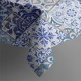 thumbnail image 6 of Boho Bohemia Flower Rectangle Tablecloth 60"x120",Waterproof Polyester Rectangle Table Cloth, Wipeable Spillproof Polyester Tablecloth for Dining, Camping, Indoor and Outdoor, 6 of 6