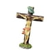 thumbnail image 5 of Figura de crucifijo de Jesús, estatua de escritorio, adorno religioso de oración, de pared de Jesús para estantería, jardín y hogar., 5 of 9