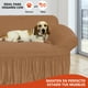 thumbnail image 5 of LABBA Fundas Elásticas para Sillones con Olanes, Juego de 3 Piezas, para Sofá Individual/Love Seat/Tres Plazas Color Nude, 5 of 8