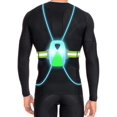 thumbnail image 2 of GFDYREE LED Reflective Running Vest, High Visibility Warning Lights for Runners, Adjustable Elastic Safety Gear Accessories for Men/Women Night Running, Walking, Cycling/Biking, 2 of 7