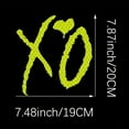 thumbnail image 4 of 1PC XO Reflective Safety Warning Signs Car Stickers Waterproof  Auto Trunk Bumper Window Body Vinyl Decals Vehicle Decoration, 4 of 9