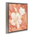 thumbnail image 3 of Stupell Industries Contemporary Hibiscus & Leaf Bunch Gray Floating Frame Canvas Art, 25 x 25, by Paul Brent, 3 of 8