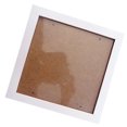 thumbnail image 2 of Square Thick Pine Wood Photo Frame Wall Picture Frame(White, 6 Inch), 2 of 3