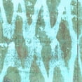 thumbnail image 1 of Ahgly Company Indoor Square Abstract Light Blue Modern Area Rugs, 7' Square, 1 of 4