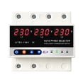 thumbnail image 2 of Voltage Multifunctional Microcontroller Based 3P Voltage Protector Digital Display Voltage Meter Adjustable Voltage Protective Device with Automatic Phase Switching Function, 2 of 7