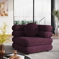 thumbnail image 2 of Modway Jubilee Modular Performance Velvet Corner Chair in Mulberry, 2 of 10