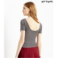 thumbnail image 2 of Playera gráfica ajustada a rayas Aeropostale Mujer negro XS, 2 of 2