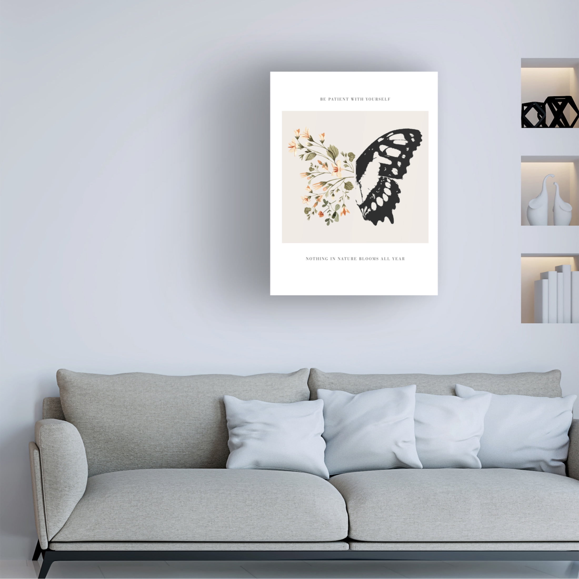 Trademark Fine Art Beth Cai  Be Patient Canvas Wall Art