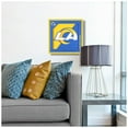 thumbnail image 4 of Rams 12'' x 12'' 3D Logo Wall Art, 4 of 4