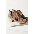 thumbnail image 2 of Jeffrey Campbell Taggart Suede Cutout Taupe Cut Out Pointed Western Booties (Taupe Suede, 11), 2 of 4