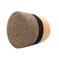 thumbnail image 4 of Modern Rustic Black and Beige 12" x 12" Eco Friendly Woven Rope Storage or Plant Basket, 4 of 6