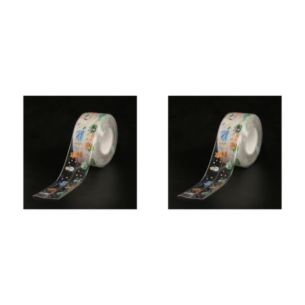 Ounissouiy Sellador de grifo para fregadero, adhesivo para azulejos, lavabo multiusos a prueba de polvo, esquina de baño, tipo de autoadhesiva Tipo 15 2Conjunto