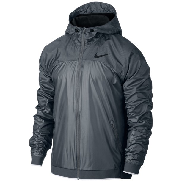 Nike Dri-Fit - Chaqueta de entrenamiento para hombre, color gris, grande Nike Chaqueta deportiva