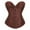 Coffee, variant on Waist Trainer for Women - Adjustable Tummy Control Waist Support Corset - Body Shaper for Waist Training,Black S