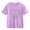 Purple, variant on Blue St Patrick's Day T-Shirt for Girls Kids Shamrock Heart Short Sleeve Cotton Tee Soft Casual Holiday Good Fortune Kids Top,Size 4 T