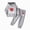 Y152-Grey, variant on NOLDARES Kids Boys And Girls Clothes Letter Print Hoodie Sweatshirts and Pant 2Pcs Fall Outfits Set(Y152-Black)