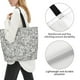 thumbnail image 3 of Balery Silver Glitter Bolsa Tote Estilo Estético con Cremalleras, Bolsa de Hombro, Bolsa de Compras Grande y Plegable, 3 of 8