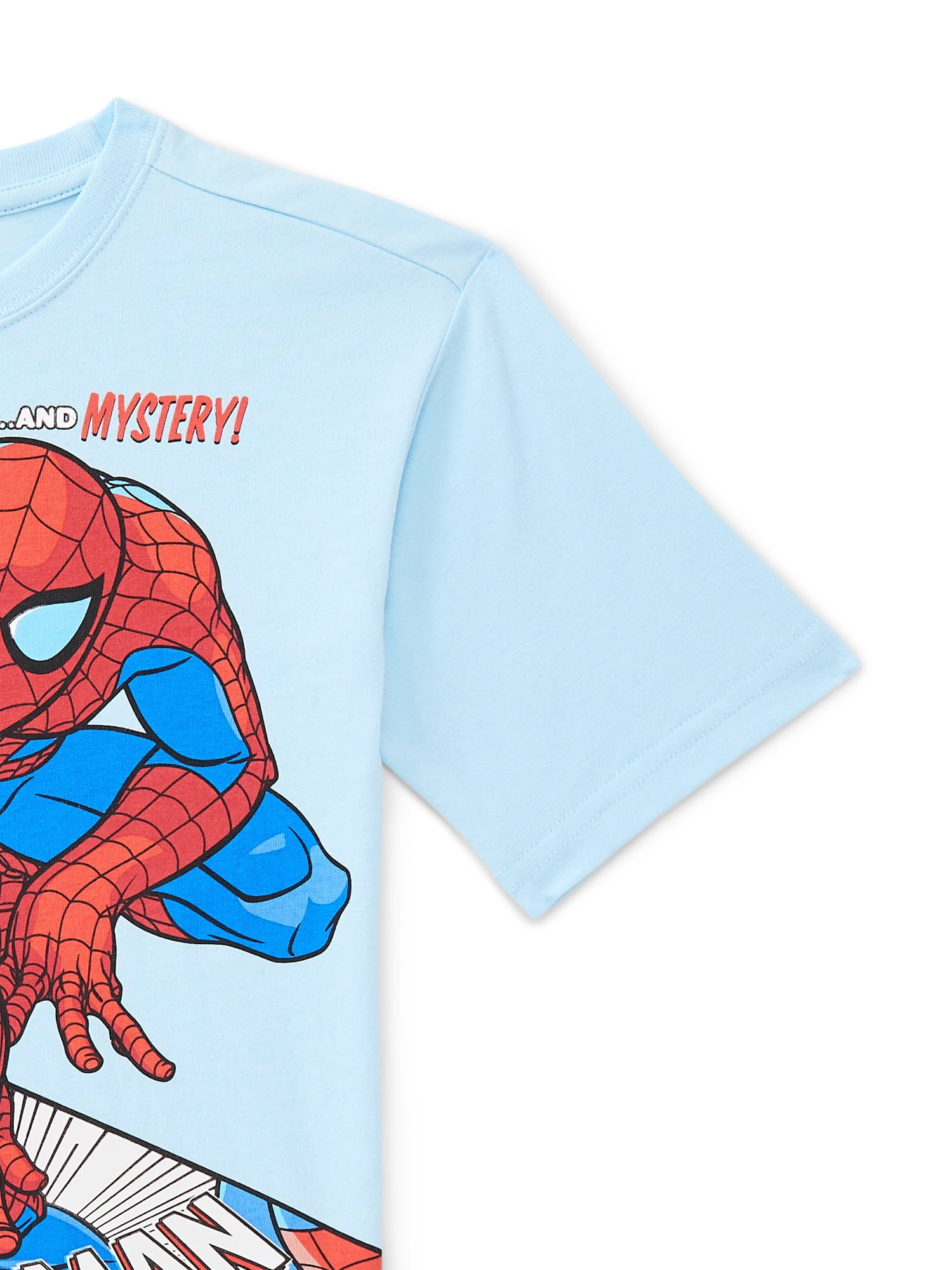 Spider-Man Boys Graphic Tee with Short Sleeves, Sizes 4-18