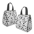 thumbnail image 2 of Pet Paw Print and Bone Insulated Lunch Bag for Women & Adults,Large Portable Soft Cooler Lunch Bag,Thermal Food Storage Tote with Pearl Cotton,8.66L,8.75x5.75x9.5 Inch, 2 of 6