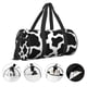 thumbnail image 3 of Easygdp Cow Print Black White Bolsa de Viaje, Bolsa de Mano, Bolsa de Gimnasio, Bolsa de Equipaje para Viaje, 3 of 6