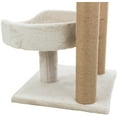 thumbnail image 5 of TRIXIE Isaba Plush 2-Level 24.4" Cat Tree with Sisal Scratching Posts, 2 Perch, Greige, 5 of 8
