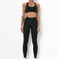 thumbnail image 3 of Opolski Women Sexy Yoga Sports Suit with Pockets Workout Outfit Fitness Active Wear, 3 of 8