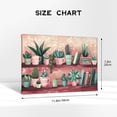 thumbnail image 4 of 8x12 inch Canvas Frameless Painting Potted Plants & Books,Florists & Garden Decor Paintings Prints,Apartment Study,Bedroom,Lounge Wall Decor Canvas Poster,Gift For Book & Potted Plant Lover, 4 of 6