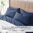 thumbnail image 6 of Neutral Solid Color Brushed Microfiber Deep Pocket Sheet Set, 6 of 9