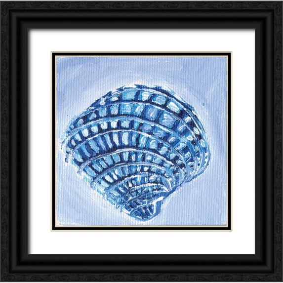 Seay, Anne 26x26 Black Ornate Wood Framed with Double Matting Museum Art Print Titled - Shell I