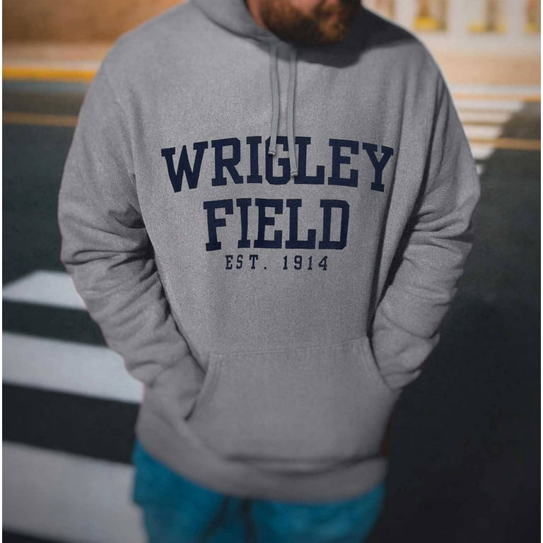Wrigley Field Gray Core Hooded Sweatshirt
