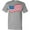 AC-Heather Grey, variant on Grunge American Flag T-Shirt