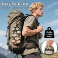 thumbnail image 4 of Hanging Hammock Portable Travel Camping For Outdooor Beach Camping Hiking White Flowerss, 4 of 8