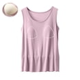 thumbnail image 2 of XDIAHBPL Camisole Tops For Women Casual Loose Chest Pad Suspenders Yoga Bottom Shirt Vest Tank Tops, 2 of 6
