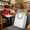 thumbnail image 4 of Document Organizer 13-Pocket Pvc Accordion-Style Storage Bag for School Office Daily Use, 4 of 6