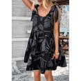 thumbnail image 6 of Women Summer Casual Sleeveless Mini Pleated Tank Vest Dresses, 6 of 7