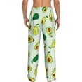 thumbnail image 3 of Disketp Cartoon Fruit Men'S Pajama Pants - Ultra Soft Fleece Sleep And Lounge Pants (Size: S-Xxl), 3 of 9