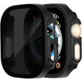 thumbnail image 1 of wonima44 2 Pack for Apple Watch Ultra 3(2025)/Ultra 2/Ultra 49mm Privacy Screen Protector Case,Hard PC,Scratchproof,[Anti-Peeping] 9H Tempered Glass Protective Cover for iWatch Ultra 2/Ultra, Black, 1 of 1